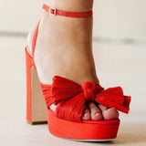 New Platform 2023 Summer Simple High Heeled Women's Sandals Shoes Wedding Shoes Big Size 43 Bridal