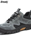 Labor Protection Shoes Steel Bao-head Anti Smashing Rubber Tire Sole Work Shoes Men Lightweight Non Slip Safety