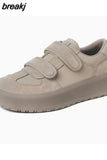 Size 35-40 Women Sneakers 2023 Ins Fashion Platform Flats Shoes For Woman Spring Casual Daily Lady Heels