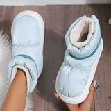 Women's Winter Warm Cotton Padded Shoes Thick Sole Down Waterproof Snow Boots for Women 2023 Non Slip Platform Ankle Botas