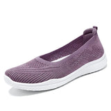 New Women Sneakers Ladies Breathable Walking Woven Shoes Anti-slip Lightweight Female Flats Casual Shoe Zapatillas