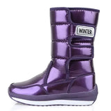 Boots Woman Winter Shoes Comfortable Fleece Warm Mid Boots Female Waterproof Non-slip Winter Platform Botas Ladies
