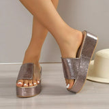 New Shoes for Women Basic Women's Slippers Summer Casual Slippers Women Wedges Shoes Ladies Platform Sandals Zapatos