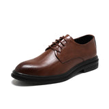 Breakj Size Men's Casual Male Shoes 46 Business Dress Groom Wedding Shoes 45 British Suit Small Leather Shoes