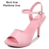 Model Shoes Women Sexy Catwalk Shoes Sandals 9 13 15 17 20 CM High Heels Platform Sandals Girls Shoe Party Club Drop