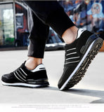 artificial Leather Men Causal Shoes Male Spring Men Casual Light Shoes Sneakers Lac-up Flats Breathable