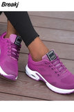 Autumn Women Running Sneakers Breathable Mesh Light Weight Sports Shoes Casual Walking Shoes Tenis Feminino Zapatos