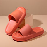 Thick Platform Bathroom Home Slippers 2022 Summer EVA Soft Thick Bottom Beach Sandals Woman Non Slip Flip Flops