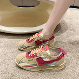 Women's Sneakers Lightweight Leisure Women Shoes Heighten Multi-color Luxury Shoes Comfort Fashion Platform