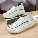 Shoes Woman Summer 2023 New In Casual Slip-on Sneakers Fashion Hollow Breathable Loafers Women Running Shoes