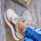 New Women's Shoes With Thick Soles, Ladies' Sandals, Large Size Bows And Single