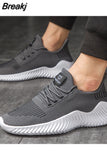 Men's Mesh Breathable Running Shoes Gym Sneakers Outdoor Comfortable Fitness Trainer Sport Lightweight Walking Jogging