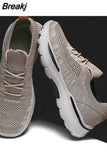 Men Casual Shoes Comfortable Mesh Shoes Summer Breathable Men Loafers Wide Slip On Walking Shoes Men