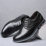 Men Shoes Business Brand Leather Shoes Fashion Casual Shoes for Men Black Brown Breathable Loafers Comfort Men'shoe