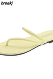 Shoes 2023 New Basic Women's Slippers Summer Outdoor Beach Slippers Female Simple Clip Toe Shoes for Women Zapatos
