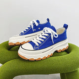 Chunky Platform Shoes for Women 2023 Spring Casual Sneaker Luxury Designer Shoes Girls Flats Sports Thick Bottom