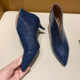 Spring and Autumn New Fashion Pointed Toe Thick Heel High-heeled Women's Shoes Comfortable Temperament High-heeled