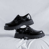 Breakj Shoes Men Korean Version Trend Casual Loafer Shoes Platform Youth Versatile Lazy Man One Foot Pedal Fashionable Men's Shoes
