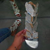 Rhinestone New Women Spring/summer New Soft-slip Non-slip Sandals Foam Sole Durable Sandals Ladies Outdoor Beach