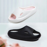 Thick Platform Bathroom Home Slippers Women Outdoor Soft Sole Couple Slides Shoes Woman Non Slip Flip Flops Beach