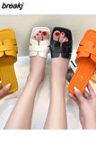Selling Summer Slipper Ladies Slides Sandals New Fashion Design Beach Flip Flops Flat Shoes Shoes For Women Slippers