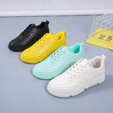 Spring and Autumn New Fashion Temperament Solid Color Women's All Matching Summer Breathable Casual Sneakers Woman