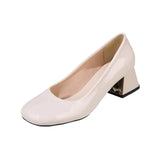 New Style Women's High Heels Women's Fashion Office Work Wedding Party Shoes Ladies Mid Heel Spring Autumn