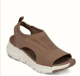 Women Summer Knitting Mesh Breathable Sandals Ladies Sandy Beach Wedge Sandals Platform Comfortable Slip-On Women's