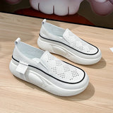 Shoes Woman Summer 2023 New In Casual Slip-on Sneakers Fashion Hollow Breathable Loafers Women Running Shoes