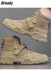Casual High Top Shoes for Men 2023 Winter Desert Boots Outdoor Hiking Boots Ankle Boots Comfort Sports Buty Robocze
