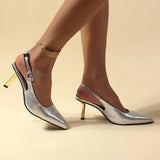 Pointed Toe Sexy High Heels Women Shoes Summer Sandals 2024 Designer New Dress Party Shoes Walking Pumps Mujer