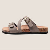 Fashion Summer Men Casual Cork Slippers Non-slip Outside Couple
