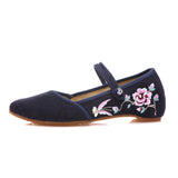 Breakj Shoes Single Shoes Fashion Tendon Embroidered Cloth Shoes Women's Single Shoes Spring And Summer Cloisonne Shallow Cloth