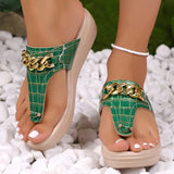 Women Sandals Orthopedic Wedge Heels Summer Sandals 2023 Slippers Shoes For Women Heeled Sandals Beach Flip Flops Zapatos