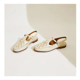 Vintage Elegant Women Shoe Summer New Woven Temperament Sandals Women Roman Single Shoe Fisherman Women Shoe Mujer