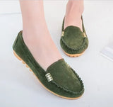 Version Of 2023 Autumn Shallow Mouth Beans Shoes Flat Heel Single Shoes Women A Foot Pedal Women's Shoes Lazy Shoes Large Size