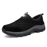 Men Winter Shoes Quality Moutain Sneakers Slip-on Male Rubber Bottom Sneaker Winter Warm Anti-skid Footwear Size