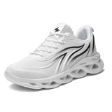 Men's Flame Printed Sneakers Mesh Weave Sports Shoes Comfortable Running Shoes Outdoor Men Athletic Shoes