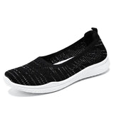New Women Sneakers Ladies Breathable Walking Woven Shoes Anti-slip Lightweight Female Flats Casual Shoe Zapatillas