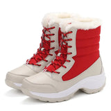 Women Boots Waterproof Winter Shoes Women Snow Boots Platform Keep Warm Ankle Winter Boots With Thick Fur Heels Botas Mujer