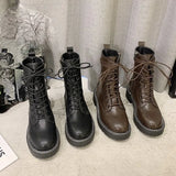 Winter Fashion Zipper Round Head Women's Warm Non-slip Snow Boots Casual Flat Shoes Comfortable Deodorant