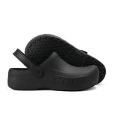 Men Chef Clogs Men Kitchen Shoes EVA Injection Shoes Anti-slip Outsole Comfortable Garden Clogs Waterproof Sandal Big Size