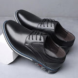 Men Shoes Business Brand Leather Shoes Fashion Casual Shoes for Men Black Brown Breathable Loafers Comfort Men'shoe