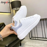 Women Causal Shoes Brand Spring Designer Wedges White Sneakers Platform Tenis Feminino Trainers Female Walking Vulcanized