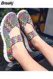 Sandals Women Handmade Casual Flat Shoes Outdoor Lightweight Casual Sports Hiking Shoes Large Size Zapatos De