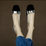 Breakj Fragrant Wind Baotou Sandals 2024 Female New Summer With Simple After Empty Color French High-Heeled Shoes Female Thick