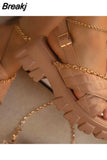Flat Summer Sandals Chain Fashion Shoes Casual Comfort Sandals Shoes for Women Platform Sandals Open Toe Shoes