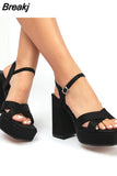 High Heels Women Sandals 2023 Spring Summer Brand New Dropship Walking Comfy Fashion Office Lady Women Shoes