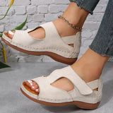Women Wedges Sandals Platform Shoes Summer Outdoor Peep Toe Ladies Female Beach Plus Size Footwear Roman New Sandalias