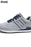 Men Sports Shoes New Breathable Mesh Flat Outdoor Casual Walking Shoes Large Size Comfortable Lightweight Running